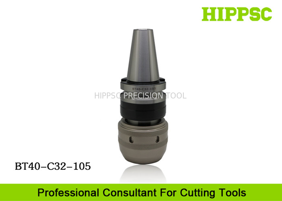 BT40 CNC Machine Tools Power Type Tool Holder Precision 0.003mm For Heavy Duty supplier