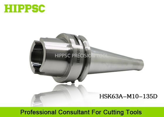 Ultra Long Heat Shrink Tool Holders HSK63A Threaded Arbor 135 Clamping Range supplier