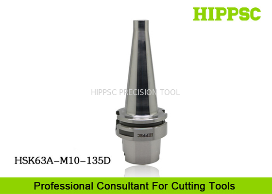 Ultra Long Heat Shrink Tool Holders HSK63A Threaded Arbor 135 Clamping Range supplier