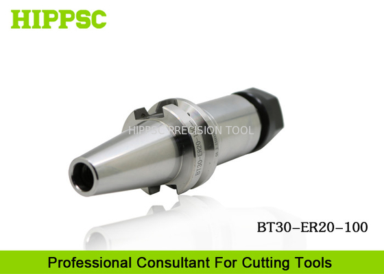 BT 30 Spring Collet ER Tool Holder With 20 mm Clamping Diameter For CNC Cutting supplier