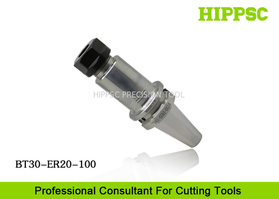 BT 30 Spring Collet ER Tool Holder With 20 mm Clamping Diameter For CNC Cutting supplier