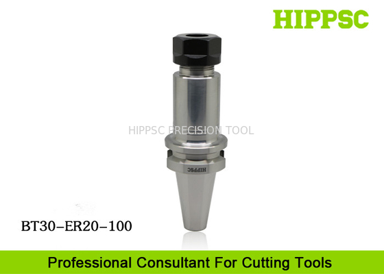 BT 30 Spring Collet ER Tool Holder With 20 mm Clamping Diameter For CNC Cutting supplier