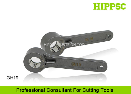 GH19 G Type CNC C Wrench Tool , 2 Inch Spanner Hook Wrench With Pin supplier
