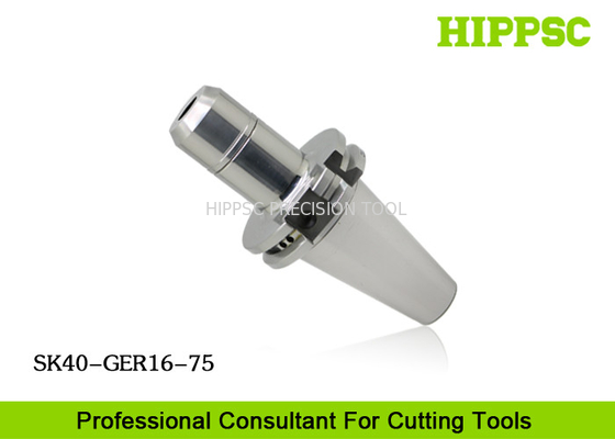 SK 40 Din 69871 ER Tool Holder High Rotation Speed with ER Collect And Round Nut supplier