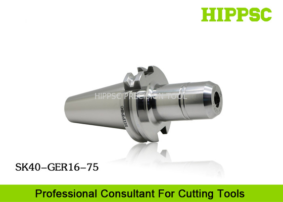 SK 40 Din 69871 ER Tool Holder High Rotation Speed with ER Collect And Round Nut supplier