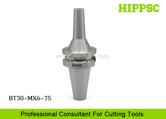 0.003mm Runing Accuracy Steel Tool Holder For High Precision Machining , BT30 - MX6 - 75 supplier