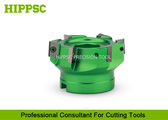 Green Face CNC Cutting Tools , Aluminum Milling Cutter With Insert Tool Holder supplier