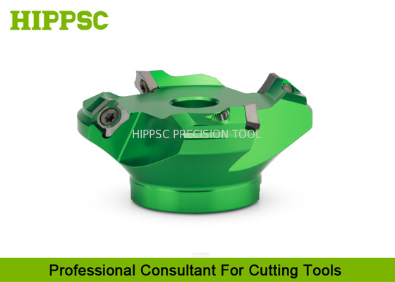 Green Face CNC Cutting Tools , Aluminum Milling Cutter With Insert Tool Holder supplier