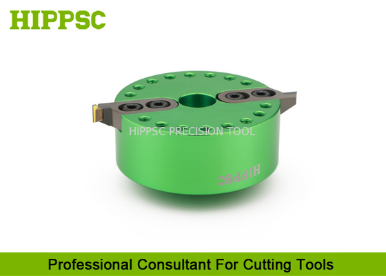 Green Face CNC Cutting Tools , Aluminum Milling Cutter With Insert Tool Holder supplier