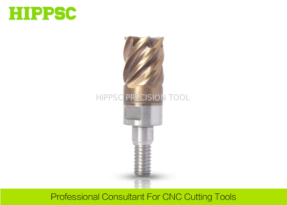 End Milling Tungsten Carbide Rod Steel Replaceable Head For CNC Machines supplier